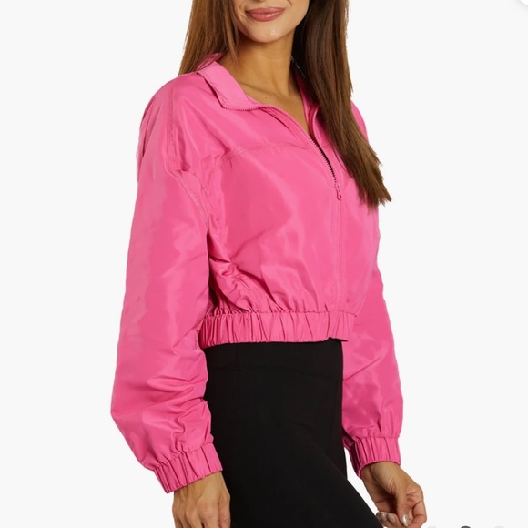 Year of Ours Jackets & Blazers - NWT Year of Ours Hot Pink Windbreaker